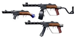  asterozoa commentary english_commentary gun no_humans original ppsh-41 simple_background submachine_gun variations weapon weapon_focus weapon_request white_background 
