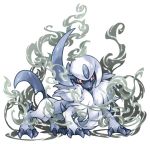  absol looking_at_viewer no_humans pearl7 pokemon pokemon_(creature) pokemon_(game) pokemon_rse simple_background solo white_background 