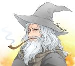 1boy beard facial_hair gandalf hat lord_of_the_rings shinzui_(fantasysky7) solo wizard_hat 