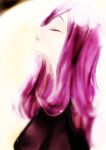  1girl bust closed_eyes face heartcatch_precure! kurumi_momoka light_smile lips looking_up precure profile purple_hair solo tima 