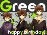  brown_hair child comparison green_eyes gym_leader highres multiple_persona nintendo ookido_green ookido_green_(classic) ookido_green_(frlg) ookido_green_(hgss) pokemon pokemon_(game) pokemon_gsc pokemon_rgby shinta shinta_(nikka10) 