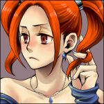  dragon_quest dragon_quest_viii earrings jessica_albert necklace red_eyes redhead twintails 