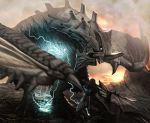  electricity epic gravios monster monster_hunter realistic scenery vanipo wyvern 