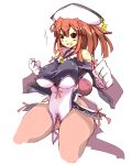  breasts hat la_pucelle mole nippon_ichi pantyhose prier red_eyes redhead solo 