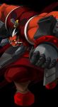  armor blazblue blazblue_continuum_shift fangs glasses iron_tager machine official_art red_devil 