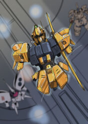  absurdres aeug amputee battle blurry blurry_background commentary_request damaged defeat duel exposed_internal_machinery gundam highres hyaku_shiki kuroneko_koubou machinery mecha mecha_focus mobile_suit neo_zeon no_humans quadruple_amputee qubeley radio_antenna robot science_fiction space spacecraft spoilers the_o_(mobile_suit) titans_(gundam) zero_gravity zeta_gundam zeta_gundam_define 