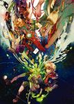  blonde_hair blue_eyes highres jojo_no_kimyou_na_bouken magic mebu shulk solo sword tagme weapon xenoblade 