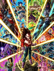  6+boys android_17 aura baby_(dragon_ball) baby_vegeta black_hair blue_eyes broly_(dragon_ball_super) clenched_hands colored_skin dougi dragon_ball dragon_ball_gt dragon_ball_super dragon_ball_super_broly dragon_ball_z_dokkan_battle gloves gogeta golden_oozaru highres jewelry jiren long_hair looking_at_viewer majin_buu male_focus metamoran_vest monkey_boy monkey_tail multiple_boys muscular muscular_male open_mouth pants parasite pectorals possessed purple_aura saiyan short_hair smile spiky_hair super_saiyan super_saiyan_4 super_saiyan_blue super_saiyan_blue_evolved tail teeth trunks_(dragon_ball) trunks_(future)_(dragon_ball) vegeta veiny_face wai_(y48754085) white_gloves 