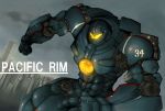  gipsy_danger glowing mecha nichisogawa_asaryo no_humans pacific_rim science_fiction solo super_robot 