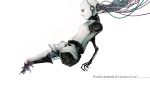  android cable original rakeru_(fleedo) robot_joints solo text 