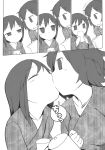  2girls highres kiss multiple_girls onozuka_komachi shikieiki_yamaxanadu touhou translation_request yuri 