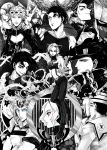  blue_eyes brown_eyes bubble butterfly crazy_diamond dagger flower giorno_giovanna gold_experience gold_experience_requiem higashikata_jousuke higashikata_jousuke_(jojolion) highres johnny_joestar jojo_no_kimyou_na_bouken jojolion jonathan_joestar joseph_joestar_(young) kuujou_jolyne kuujou_joutarou multicolored_eyes nancy1209 orange_eyes pink_eyes rose soft_&amp;_wet spot_color stand_(jojo) star_platinum steel_ball_run stone_mask_(jojo) tusk_(stand) vines weapon wings 