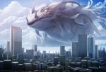  building city cityscape clouds harvester monster original solo 