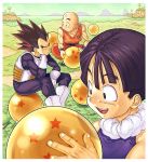  dragon_ball dragon_ball_(object) dragon_ball_z dragonball dragonball_(object) dragonball_z katsutake krillin kuririn son_gohan spiked_hair spiky_hair vegeta 