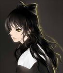  black_hair blake_belladonna long_hair ribbon rwby sasora yellow_eyes 