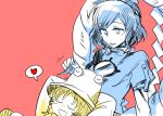  2girls hat lap_pillow leaning_on_person mirror monochrome moriya_suwako multiple_girls pillow shimenawa short_hair six_(fnrptal1010) sleeping touhou yasaka_kanako 