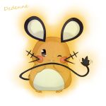  dedenne mouse no_humans pokemon pokemon_(creature) pokemon_(game) pokemon_xy tail whiskers 