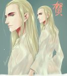  1boy blonde_hair blue_eyes elf leftlevine long_hair lord_of_the_rings pointy_ears the_hobbit thranduil 