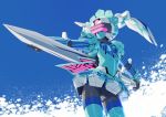  fei-yen highres mecha musen-shiki_sanhankikan sword virtual_on weapon 