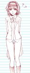  1girl ? head_mounted_display misaka_imouto no_pants panties school_uniform solo to_aru_kagaku_no_railgun to_aru_majutsu_no_index underwear zarutsu 