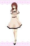  1girl blush brown_eyes brown_hair long_hair simple_background smile solo sui_(camellia) white_background 