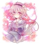  1girl frills hairband heart komeiji_satori pink_eyes pink_hair short_hair solo third_eye touhou uranaishi_(miraura) wide_sleeves 