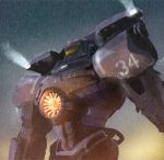  exocet gipsy_danger light_particles mecha no_humans pacific_rim rain science_fiction solo super_robot 