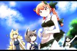  /\/\/\ 4girls animal_ears arm_up ball bikini bikini_skirt black_bikini black_hair black_wings blonde_hair blue_sky blue_swimsuit bow braid breasts brown_eyes brown_hair cat_ears chen clouds collarbone ear_piercing extra_ears fox_ears fox_tail hair_bow jewelry kaenbyou_rin letterboxed long_hair looking_at_viewer mizuga multiple_girls multiple_tails open_mouth piercing pointy_ears red_eyes redhead reiuji_utsuho single_earring sky surprised swimsuit tail touhou twin_braids underboob very_long_hair water white_bikini white_swimsuit wings yakumo_ran yellow_eyes 