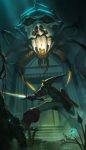  asashi-kami battle highres link master_sword monster ocarina_of_time shield skulltula sword the_legend_of_zelda weapon 