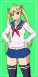  kirishima_akari nyan_koi school_uniform tagme twintails 