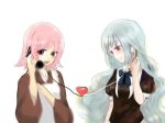  cosplay iron_maiden_jeanne japanese_clothes kohaku_(cosplay) phone pink_hair shaman_king tamamura_tamao 