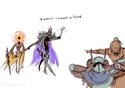  4boys absurdres arm_up armor blue_scarf breastplate brown_gloves cape covered_eyes elden_ring elden_ring_nightreign emaciated english_commentary english_text executor_(elden_ring) extra_arms fire flaming_head full_body gauntlets gloves goosusette greaves hands_on_own_head headless helmet helmet_over_eyes heolstor_the_nightlord highres holding holding_sword holding_weapon male_focus midra_lord_of_frenzied_flame multiple_boys plume pointing purple_cape robe scarf simple_background spiked_helmet sword torn_clothes torn_robe waving weapon white_background winged_helmet wylder_(elden_ring) yellow_robe 