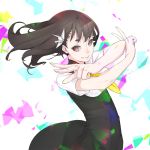  1girl black_hair brown_eyes gatchaman_crowds highres ichinose_hajime solo yucca-612 