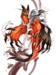  b.i.a claws highres monster no_humans pokemon pokemon_(creature) pokemon_(game) pokemon_xy xerneas yveltal 