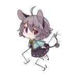  1girl ahoge animal_ears chibi grey_hair hamira-ze looking_at_viewer lowres mouse mouse_ears nazrin short_hair simple_background smile solo tail touhou violet_eyes white_background 