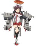  1girl bare_shoulders baton blush brown_eyes brown_hair cosplay hairband kami_nomi_zo_shiru_sekai kantai_collection looking_at_viewer missiles ribonzu short_hair single_thighhigh skirt smile solo takahara_ayumi thigh-highs thigh_strap umbrella yamato_(kantai_collection) yamato_(kantai_collection)_(cosplay) 