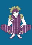  1boy blonde_hair chonorin headband jojo_no_kimyou_na_bouken rough sandals solo squalo 