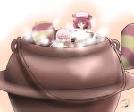  2girls animal_ears bathing brown_eyes brown_hair futatsuiwa_mamizou glasses hata_no_kokoro highres kettle mofu_mofu multiple_girls mystia_lorelei new_mask_of_hope pink_eyes pink_hair raccoon_ears raccoon_tail rubber_duck semi-rimless_glasses steam tail touhou towel towel_on_head under-rim_glasses 