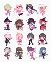  +++ 6+boys 6+girls ^^^ absurdly_long_hair absurdres adjusting_eyewear ahoge aiming akamatsu_kaede amami_rantaro android animal antenna_hair arm_belt arm_cannon armband arms_behind_head backpack bag bare_legs barefoot beanie belt black-framed_eyewear black_belt black_boots black_cape black_cloak black_corset black_dress black_eyes black_hair black_hairband black_hat black_jacket black_mask black_pants black_pantyhose black_sailor_collar black_shoes black_skirt black_thighhighs blazer blonde_hair blue_bow blue_bowtie blue_coat blue_eyes blue_gemstone blue_hair blue_pants blue_ribbon blue_shirt blue_shoes blue_skirt blue_slippers blunt_bangs blunt_ends bob_cut boots bow bowtie braid brown_boots brown_hair brown_jacket brown_pants brown_sandals brown_shoes brown_suit brown_vest bug_cage bullet buttons cage cape cape_hold chabashira_tenko chibi chinese_commentary cigarette circle_skirt clenched_hand clenched_hands cloak closed_eyes coat collared_cloak collared_coat collared_jacket collared_shirt commentary_request corset covered_mouth crying crying_with_eyes_open cuffs danganronpa_(series) danganronpa_v3:_killing_harmony dark-skinned_female dark_skin denim double-breasted dress dress_shoes ear_piercing everyone expressionless facial_hair fake_horns flame_print floral_print footwear_bow forehead frown gakuran gee_lasi gem gem_hair_ornament genshin_impact glasses gloves goatee goggles goggles_on_head gokuhara_gonta green_bow green_eyes green_hair green_hat green_jacket green_necktie green_pants grey_background grey_cat grey_hair grey_shoes grin hair_between_eyes hair_bow hair_ornament hair_over_one_eye hair_scrunchie hair_tie hairband hairclip half-closed_eyes hand_on_eyewear hand_on_lap hand_on_own_cheek hand_on_own_chin hand_on_own_elbow hand_on_own_face hand_on_own_hip hands_in_pockets happy harukawa_maki hat hat_belt high_belt high_collar highres holding holding_bag holding_cage holding_tablet_pc holding_wand horned_headwear horns hoshi_ryoma iruma_miu jacket jeans k1-b0 kneehighs lace-trimmed_hairband lace_trim lapels layered_dress layered_sleeves leaning_forward leather leather_jacket leg_up long_hair long_hair_between_eyes long_sidelocks long_sleeves looking_at_animal looking_at_viewer low_twintails mask messy_hair midriff miniskirt mole mole_under_eye momota_kaito mouth_hold mouth_mask multi-tied_hair multicolored_buttons multiple_belts multiple_boys multiple_girls multiple_hair_bows multiple_piercings musical_note musical_note_hair_ornament necktie notched_lapels object_floating_above_hand oma_kokichi one_eye_closed open_belt open_clothes open_jacket open_mouth orange_bow orange_bowtie orange_necktie outstretched_arm over-kneehighs pants pantyhose parted_lips peaked_cap piercing pink_belt pink_hairband pink_serafuku pink_shirt pink_skirt pink_vest pleated_dress pleated_skirt pocket pointing pointing_at_viewer pointing_up pointy_boots print_bow print_coat print_dress print_headwear print_shirt purple_cloak purple_coat purple_hair purple_necktie purple_pants purple_skirt purple_socks raincoat red_armband red_belt red_cape red_eyes red_hair red_scrunchie red_shirt red_skirt red_socks ribbon round_eyewear sad saihara_shuichi sailor_collar sandals school_uniform scrunchie serafuku shackles shinguji_korekiyo shirogane_tsumugi shirt shoes short_hair sidelocks simple_background single_ankle_cuff single_braid sitting skirt skirt_hold skirt_set sleeve_cuffs slippers smile sneakers socks space_print spider_web_print spiky_hair standing star_(sky) starry_sky_print stomach striped_clothes striped_pants striped_shirt suit surprised tablet_pc teardrop tears thigh-highs thigh_belt thigh_strap tojo_kirumi torn_cloak torn_clothes trembling twintails two-sided_cape two-sided_cloak two-sided_coat two-sided_fabric two-tone_pants undershirt v-neck v-shaped_eyes vertical-striped_clothes vertical-striped_shirt very_long_hair vest violet_eyes waist_ribbon walking wand wavy_hair weapon white_background white_bag white_belt white_bow white_bowtie white_dress white_gloves white_hair white_jacket white_pants white_sailor_collar white_shirt white_shoes white_socks wide_sleeves witch_hat yellow_eyes yellow_raincoat yonaga_angie yumeno_himiko zettai_ryouiki 