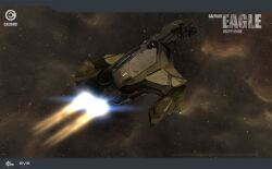  3d advanced_ship_(eve_online) assault_ship_(eve_online) brown_background brown_theme caldari_state_(eve_online) clouds combat_ship_(eve_online) commentary company_logo company_name copyright_logo copyright_name cruiser_(eve_online) dated emblem english_commentary english_text eve_online fire flying glowing highres ishukone_corporation_(eve_online) logo maya_(medium) military_vehicle moa_(eve_online) no_humans official_art outdoors photoshop_(medium) radio_antenna realistic science_fiction space spacecraft star_(sky) starry_sky_background tech_2_ship_(eve_online) vehicle_focus warp_(eve_online) ymir_jonsson 