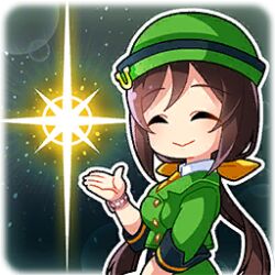  1girl ^_^ artist_request black_background black_corset blazer border bow bowler_hat brown_hair buttons chibi closed_eyes closed_mouth collared_jacket collared_shirt corset cowboy_shot double-breasted game_cg gold_buttons green_hat green_jacket green_skirt hair_bow hand_on_lap happy hat hat_ornament hayakawa_tazuna horseshoe_hat_ornament horseshoe_ornament jacket lapels light_blush light_particles long_hair long_sleeves low_twintails lowres necktie notched_lapels official_art outline outstretched_hand shirt skirt sleeve_cuffs smile solo sparkle standing three-quarter_sleeves transparent_border twintails umamusume very_long_hair watch watch wavy_hair white_outline white_shirt yellow_bow yellow_necktie 