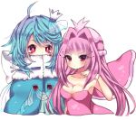  blue_hair crown jellicent lowres pink_hair pokemon 