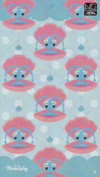  antennae blue_eyes blue_sclera clam_shell colored_sclera full_body highres looking_at_viewer manaphy meme_(sleepsheep) no_humans pokemon pokemon_(creature) pokemon_focus yellow_sclera 