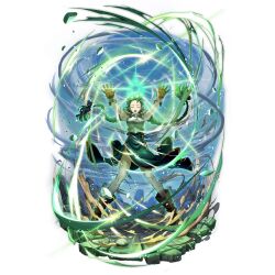  1girl :o aerokinesis ankle_boots armor artist_request aura black_ribbon blue_sky blush boots braid braided_ponytail breastplate breasts brown_boots brown_gloves closed_eyes clouds cloudy_sky day dust_cloud eyelashes facing_viewer full_body game_cg gloves glowing green_hair green_tunic hair_ribbon high_heel_boots high_heels light_particles long_hair long_sleeves low_twin_braids multiple_braids official_art open_mouth outdoors pants pauldrons ribbon rishia_ivyred shirt shoulder_armor side_slit simple_background sky sleeveless_tunic small_breasts smile solo sparkle standing straight-on tate_no_yuusha_no_nariagari tate_no_yuusha_no_nariagari_rerise transparent_background tunic turtleneck_tunic twin_braids v-shaped_eyebrows white_pants white_shirt wind 