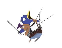  crossover disgaea prinny shingeki_no_kyojin three-dimensional_maneuver_gear tidalforge 