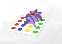  body_bridge commentary_request crossed_legs highres mega_starmie mrsusan_desu no_humans pokemon pokemon_(creature) pokemon_focus solo starmie trembling twister 