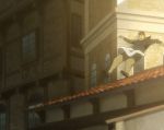  2boys animated animated_gif building fat jumping lowres multiple_boys parkour rolling running shingeki_no_kyojin 