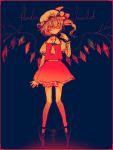  1girl character_name flandre_scarlet full_body hachimillion pointy_ears red_eyes side_ponytail skirt skirt_set touhou wings 