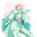  blonde_hair blue_eyes bnm_fuchou_sugiruze! boots earrings jewelry long_hair macross macross_frontier macross_frontier:_itsuwari_no_utahime macross_frontier:_the_false_diva sheryl_nome single_earring thigh-highs thigh_boots thighhighs wink 