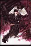  clamp falcon formal glasses necktie sakurazukamori_seishirou x_(manga) 